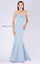 Prom Dresses Long Mermaid Fit Evening Prom Dress Blue