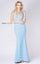 Formal Dresses Long Mermaid Fit Formal Evening Prom Dress Blue