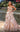 Formal Dresses Long Ball Gown Formal Beaded Slit Bow Evening Dress Blush