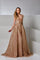 Prom Dresses Mermaid Long Formal Prom Sequin Dress Misty Rose