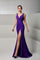 Prom Dresses Long Slit Formal Pleated Prom Dress Petrolic