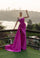 Prom Dresses Formal Fitted Mermaid Long Prom Dress Magenta