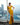 Prom Dresses Mermaid long High Slit Formal Prom Dress Yellow