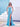Prom Dresses Pleated Long Formal Slit Prom Dress Blue