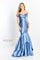 Prom Dresses Pleated Long Formal Evening Mermaid Dress Dusk