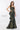 Formal Dresses Ruffle Detail Long Formal Mermaid Gown Metallic Evening Dress  Navy Gold