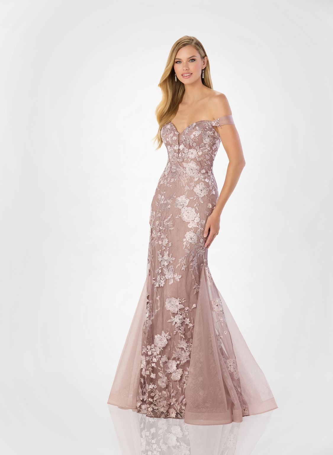Formal Dresses Long Glitter Formal Mermaid Evening Dress  Rosewood