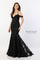 Formal Dresses Long Lace Sequin Mermaid Evening Formal Dress  Black