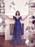 Prom  Dresses A Line Long Formal Sequin Prom Dress Ash Blue
