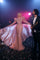 Formal Dresses Long Sleeve Formal Overskirt Evening Dress Misty Rose