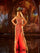 Prom Dresses Prom Long Formal Fitted Slit Floral Dress Misty Rose