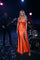 Prom Dresses Prom Pleated Long Mermaid Formal Dress Orange