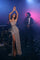 Prom Dresses Prom Fitted Formal Long Beaded Slit Dress Taupe