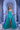 Prom Dresses Feather Long Formal Fitted Overskirt Prom Dress Turquoise