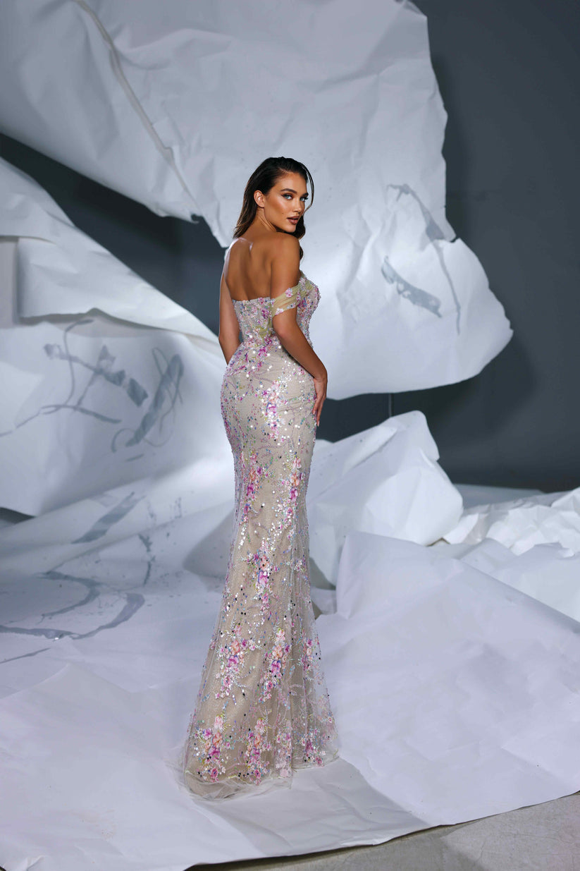 Prom Dresses Prom Long Formal Beaded Evening Dress  Jade