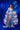 Prom Dresses Pleated Long Formal Beaded Cape Prom Evening Dress Blue