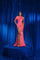Prom Dresses Long Fitted Formal Slit Evening Prom Dress Coral