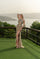 Prom Dresses Slit Formal Long Prom Dress Gold