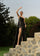 Prom Dresses Formal High Low Prom Slit Dress Black