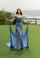 Prom Dresses Prom Corset Mermaid Long Formal Cape Dress Purple