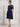 Cocktail Dresses Cocktail Short Sequin Knee Length Dress  Navy