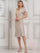 Mother of the Bride Dresses Short Sequin Cocktail Mother of the Bride Dress  Champagne