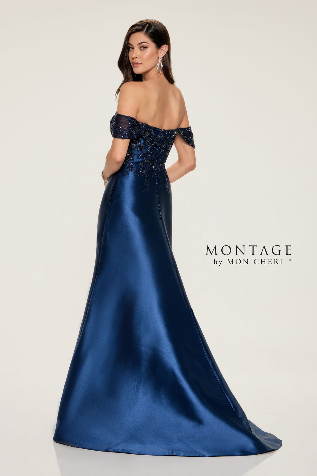 Formal Dresses Long Sequin Lace Formal Dress Navy Blue