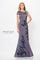 Formal Dresses Long Mermaid Formal Beaded Evening Dress Charcoal/Black