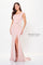 Formal Dresses Long Fitted Formal Beaded Evening Dress Blush
