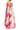Cocktail Dresses High Low Printed Cocktail Dress Magenta Multi