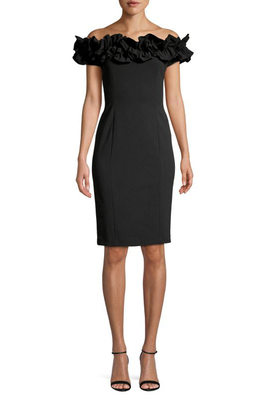 Cocktail Dresses Short Fitted Cockctail Dress Black