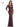 Mother of the Bride Dresses Mother of the Bride Long Beaded Mesh Quarter Sleeve Dress Wine