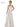 Formal Dresses Long Sleeveless V Neck Jacquard Formal Dress Champagne