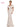 Mother of the Bride Dresses Mother of the Bride Flutter Sleeve V Neck Long Dress Rose Gold