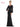 Mother of the Bride Dresses Mother of the Bride Long Sleeve V Neck Chiffon Dress Black