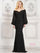 Mother of the Bride Dresses Mother of the Bride Long Sleeve Dress Black