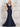 Formal Dresses Long 3D Floral Formal Prom Mermaid Dress Navy