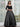 Formal Dresses Fitted Floral Formal Dress Black
