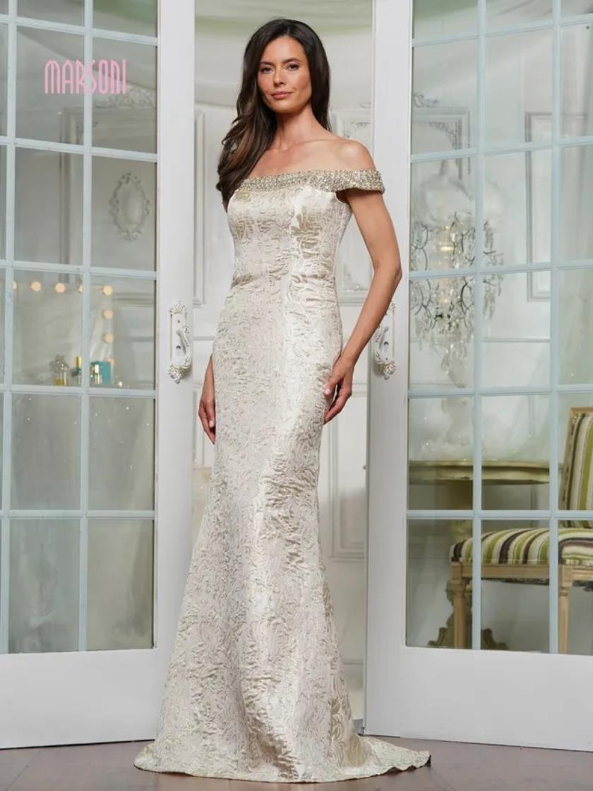 Formal Dresses Long Fitted Formal Dress Light Gold