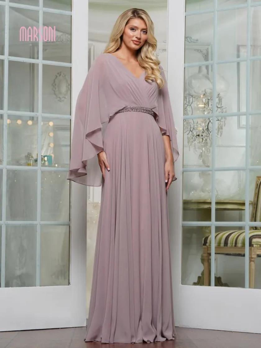 Formal Dresses Beaded Formal Mother of the Bride Dress Dusty Rose