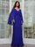 Formal Dresses Beaded Formal Mother of the Bride Dress Electri Royal