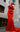 Formal Dresses Pleated Long Mermaid Ruffled Evening Formal Dress Red