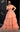 Formal Dresses Long Sleeve Floral A Line Formal Pleated Evening Dress Salmon