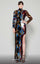 Formal Dresses Fitted Long Sleeve Formal Sequin Evening Dress Black