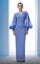 Formal Dresses Beaded Long Sleeve Formal Pleated Evening Dress Blue