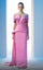 Formal Dresses Pleated Long Formal Peplum Evening Prom Dress Pink
