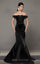 Formal Dresses Mermaid Long Formal Velvet Prom Dress Black