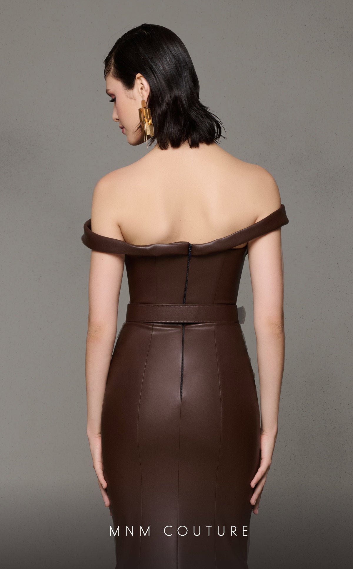 Formal Dresses Long Mermaid Fit Formal Evening Prom Dress Brown