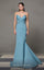 Formal Dresses Prom Pleated Long Mermaid Formal Dress Mint