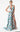 Prom Dresses A Line Long Formal Floral Print Prom Dress Light Blue